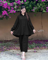 Stylish Women's Western Style Coat Inner & Trouser